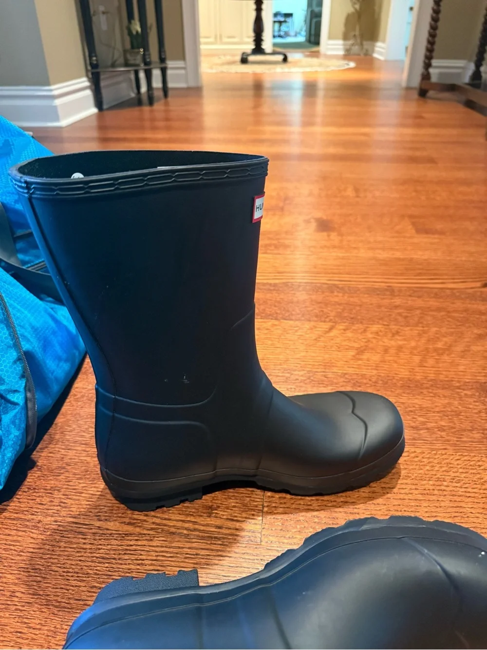 Hunter short men’s matte rain boots